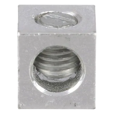 Conector Mecánico de Aluminio / Un Orificio 1/4" / Un Barril / Cable 14 a 2 AWG / 600 V / 90°C