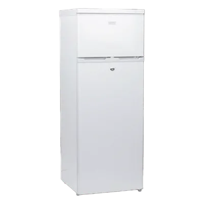 Refrigerador Solar Combinado / 220 L (7.7 ft³) / 12/24 VCC / Consumo 75 W / Refrigerante R600a / Operación 18-38°C