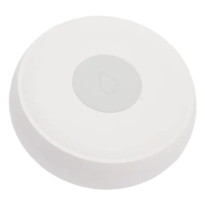 Sensor de Inundación Inalámbrico / Zigbee 2.4 GHz / Batería hasta 24 Meses / Diseño Separado Cuerpo-Sensor / Alerta de Batería Baja