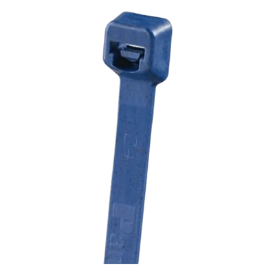 Cincho detectable / 8.0' (203mm) largo / 0.13' (3.4mm) ancho / Polipropileno metal detectable / 18lb / Azul oscuro / 100 piezas