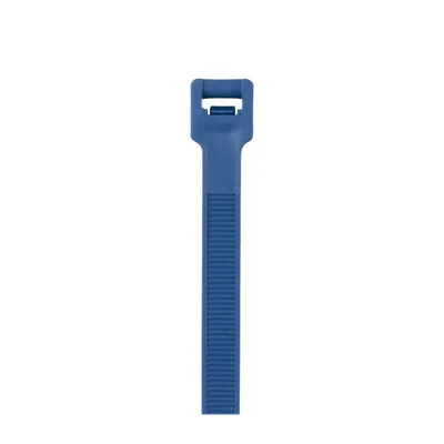 Cincho detectable / 8.0' (203mm) largo / 0.13' (3.4mm) ancho / Polipropileno metal detectable / 18lb / Azul oscuro / 100 piezas