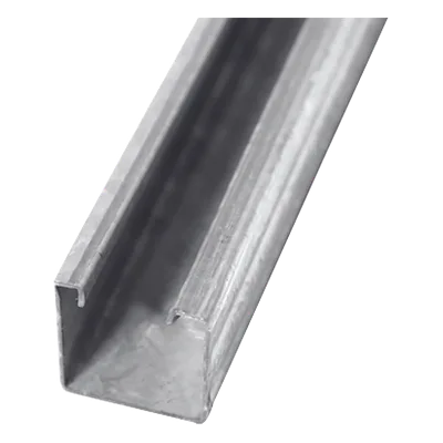 Unicanal Sólido / 4 x 4 cm / 3 m (9.8 ft) / Galvanizado en Caliente / Perfil Cuadrado / Estructuras Industriales