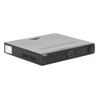 DVR Pentahíbrido / 32 Canales TurboHD + 16 Canales IP / 48 Canales Totales / 3K Lite / 5 Megapixel Lite / 4 Bahías HDD 12 TB / AcuSense / Audio por Coaxitron