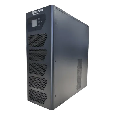 UPS Online Doble Conversión / 6000 VA / Entrada 200 - 240 Vac / Fase Dividida 120V/120V + N / Paralelismo 4 Unidades / Pantalla LCD Táctil 7" / Sin Baterías