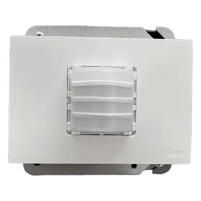 Marco para caja americana / Montaje vertical y horizontal / IP20 / Termoestable con bastidor metálico / Blanco