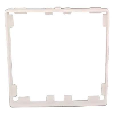Embellecedor para marco americano / Grado IP20 / Plástico de alta resistencia / Color blanco / Diseño modular