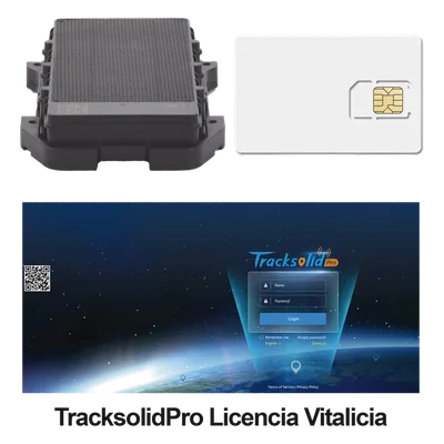 Localizador GPS 4G / Panel Solar / Batería 10,000 mAh / IP67 / Alarma de Sabotaje / Rastreo de Contenedores