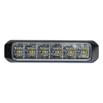 Luz Auxiliar LED / 18 LEDs Tricolor / SAE J845 Clase 1 / IPX7 / 28 Patrones / 12 VCD / 100°