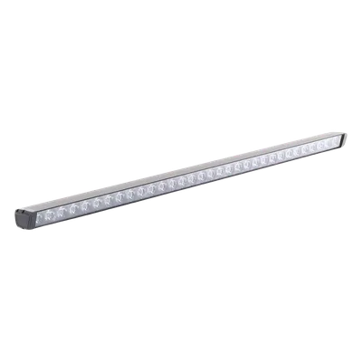 Barra de Advertencia de Tráfico / 8 Módulos / 32 LED / 47 pulgadas / Ámbar / Controlador de 8 Interruptores / SAE Clase 1