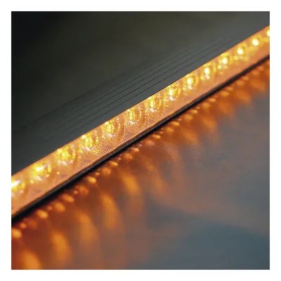 Barra de Advertencia de Tráfico / 8 Módulos / 32 LED / 47 pulgadas / Ámbar / Controlador de 8 Interruptores / SAE Clase 1