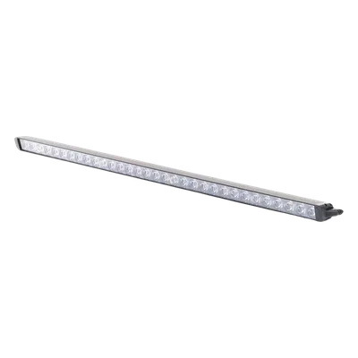Barra de Advertencia de Tráfico / 8 Módulos / 32 LED / 47 pulgadas / Ámbar / Controlador de 8 Interruptores / SAE Clase 1