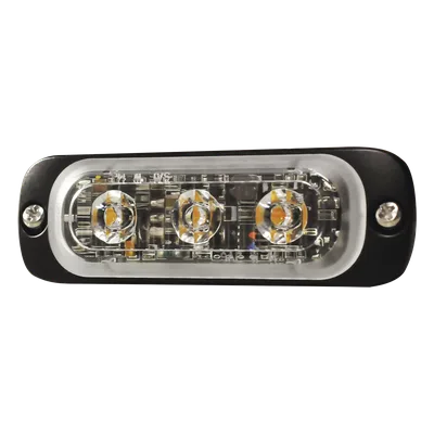 Luz Auxiliar LED / 3 LED de Alta Potencia / 12 Patrones Programables / Sincronización 15 Unidades / IPX8 / SAE J595 Clase 1 / Multivoltaje 12~24 VCD / Ultradelgada 0.35 pulgadas (9 mm)