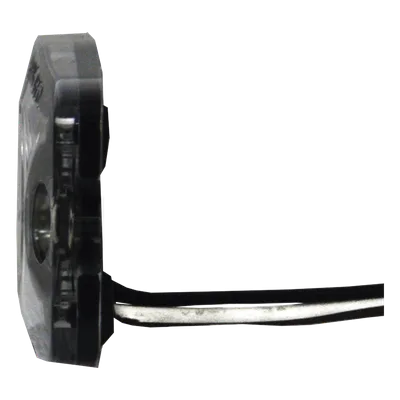 Luz Auxiliar LED / 4 LED / Ámbar / SAE Clase 1 / Perfil Bajo 0.26' (6.60 mm) / 24 Patrones de Destello / Sincronización Múltiple