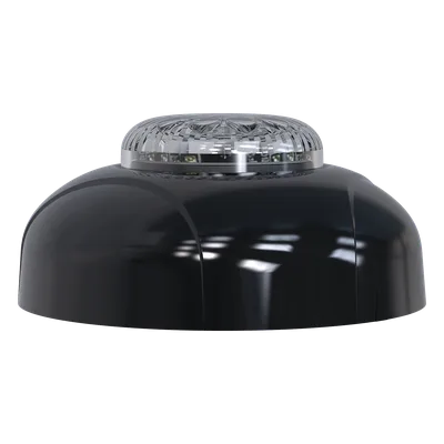 Estrobo LED / 12 LED Alta Intensidad / Rojo-Azul / Lente Transparente / Bisel Negro / IPX7 / 12 VCD
