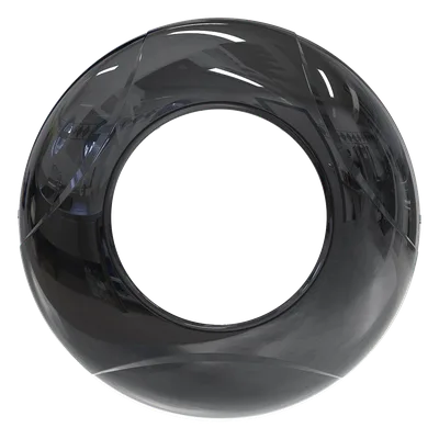 Estrobo LED / 12 LED Alta Intensidad / Rojo-Azul / Lente Transparente / Bisel Negro / IPX7 / 12 VCD