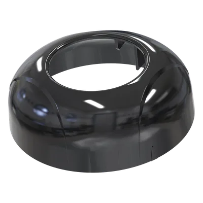 Estrobo LED / 12 LED Alta Intensidad / Rojo-Azul / Lente Transparente / Bisel Negro / IPX7 / 12 VCD