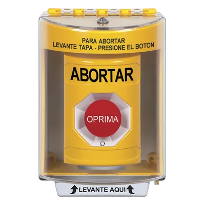 Botón de Abortar / Tapa Policarbonato Super Resistente / Girar para Restablecer / UL/cUL / -40°F a 250°F (-40°C a 121°C)