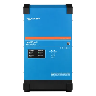 Inversor Cargador de Onda Pura / Entrada 48 Vcc / Salida 2400 W 120 Vca 60 Hz / Pico 5500 W / Eficiencia 95%