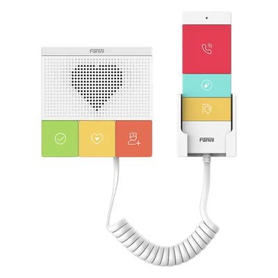 Intercomunicador SIP / 2 Líneas / 6 Botones Antibacteriales / IP54 / 1 Relevador / Wi-Fi 2.4G/5G