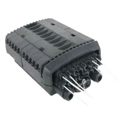 Caja de Distribución de Fibra Óptica / 16 Puertos SC/APC / IP68 / IK10 / Splitter 1x16 Incluido / Instalación Aérea, Poste o Pared