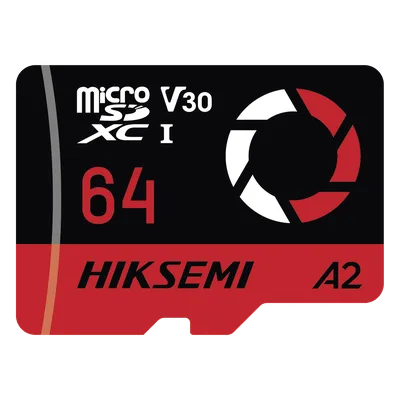 Memoria microSDXC / 64 GB / Lectura 180 MB/s / Escritura 150 MB/s / V30 U3 A2 / Resistencia -25°C a 85°C (-13°F a 185°F)