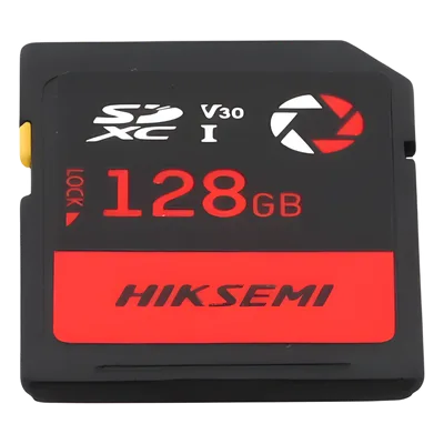 Memoria SD / 128 GB / Lectura 180 MB/s / Escritura 150 MB/s / V30 U3 Clase 10 / -25°C a 80°C / Anti-impactos