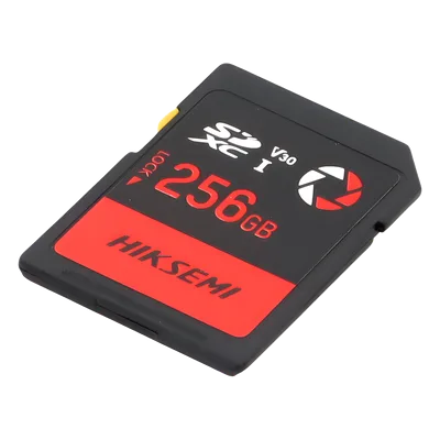 Memoria SDXC / 256 GB / Lectura 180 MB/s / Escritura 150 MB/s / V30 U3 Clase 10 / Resistencia -25°C a 80°C / Anti-impactos y Vibración