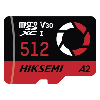 Memoria microSDXC / 512 GB / Lectura 180 MB/s / Escritura 150 MB/s / V30 U3 A2 / Resistencia -25°C a 85°C