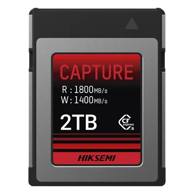 CFexpress Tipo B / 2 TB / 1800 MB/s Lectura / 1600 MB/s Escritura / PCIe Gen 3×2 / 3D TLC NAND
