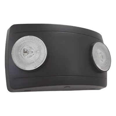 Luz de Emergencia LED / 2 LED 1W / 150 lm / 90 min Autonomía / Voltaje Universal 127-240 VAC / UL 5VA Ignífugo