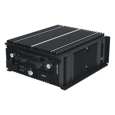 DVR Móvil Híbrido / 12 Canales / 4 TURBO HD + 8 IP PoE / H.265 / 2 Megapixel / 4G / WiFi / GPS+GLONASS / SSD 4 TB / 9-36 VDC / Sin Ventilador