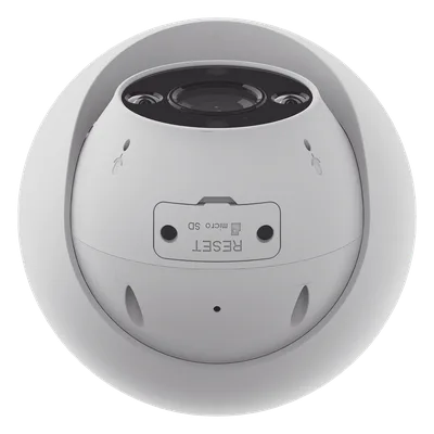 Cámara Domo IP / 3 Megapixel (2K) / Wi-Fi / Visión Nocturna Color 30 m (98.4 ft) / Detección Humana y Vehículo / IP67 / Audio Bidireccional / Ranura Micro SD 512 GB