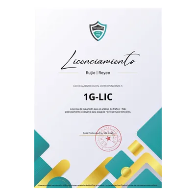 Licencia de Expansión / Análisis de Tráfico +1 Gbps / Firewall / Perpetua / Uso Único / Entrega Digital