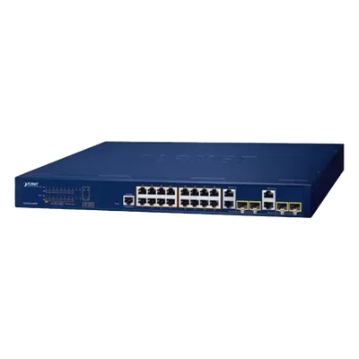 Switch Administrable PoE+ / 16 Puertos Gigabit / 4 SFP / 240 W / Capa 2