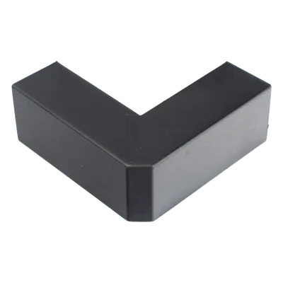 Esquinero Exterior / PVC Autoxtinguible / Negro / Para Canaleta TMK-1720-N-CC