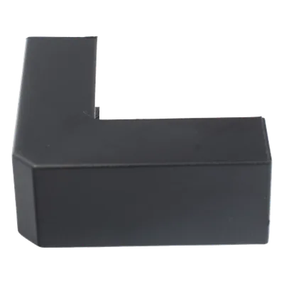 Esquinero Exterior / PVC Autoxtinguible / Negro / Para Canaleta TMK-1720-N-CC