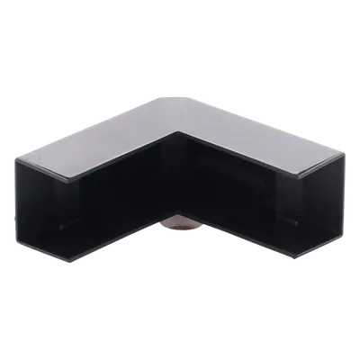 Esquinero Exterior / PVC Autoxtinguible / Negro / Para Canaleta TMK-1720-N-CC
