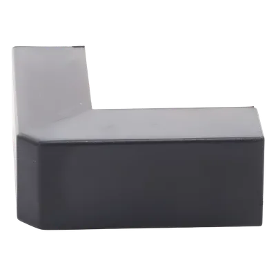 Esquinero Exterior / PVC Autoxtinguible / Negro / Para Canaleta TMK-1720-N-CC