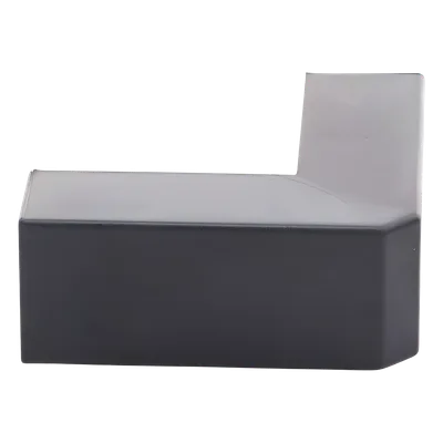 Esquinero Exterior / PVC Autoxtinguible / Negro / Para Canaleta TMK-1720-N-CC