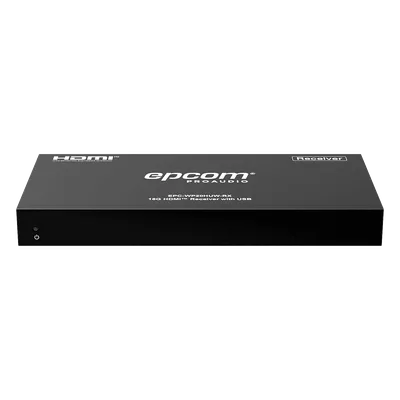 Extensor HDBaseT / 4K@60Hz / 100 m (328 ft) Cat6/6a/7 / Conmutador 2x1 HDMI/USB-C / KVM / PoE