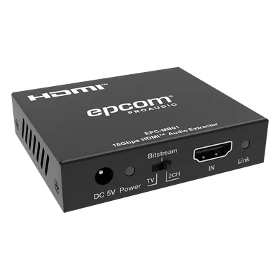 Desincrustador de audio HDMI / 18 Gbps / 4K@60Hz / 8K@60Hz / 32 canales / Dolby Atmos / 0.39 x 0.26 x 0.08 ft