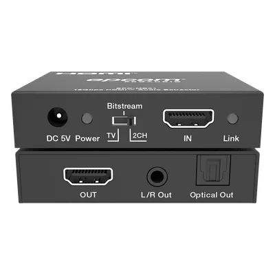 Desincrustador de audio HDMI / 18 Gbps / 4K@60Hz / 8K@60Hz / 32 canales / Dolby Atmos / 0.39 x 0.26 x 0.08 ft