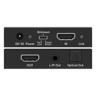 Desincrustador de audio HDMI / 18 Gbps / 4K@60Hz / 8K@60Hz / 32 canales / Dolby Atmos / 0.39 x 0.26 x 0.08 ft