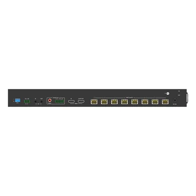 Splitter y Extensor de Video HDBaseT / 1x8 / 4K@60Hz 4:4:4 / 120 m (393.7 ft) en 4K / 150 m (492.1 ft) en 1080p / 18 Gbps / HDR10+ / PoC / IR y RS-232