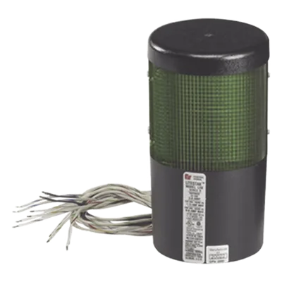 Módulo de luz LED / 24 VCD / Verde / Policarbonato resistente / Diseño modular intercambiable