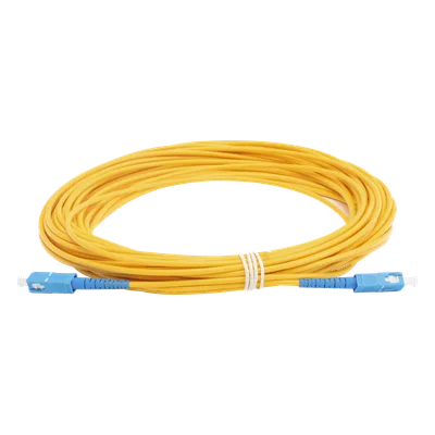 Jumper de Fibra Óptica / Monomodo OS2 / SC/UPC a SC/UPC / Simplex / 15 m (49.21 pies) / 3 mm