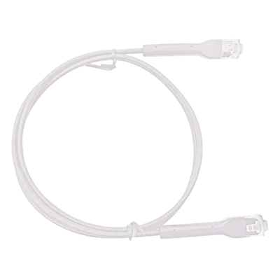 Cable de Parcheo UTP / Cat6 / Ultra Slim / 30 cm (11.81 in) / RJ45 / T568B / Blanco