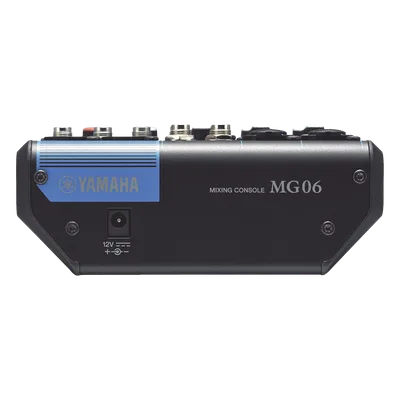 Mezcladora de Audio / 6 Canales / 2 Entradas de Micrófono / 6 Entradas de Línea / Phantom +48 V / Chasis Metálico Compacto