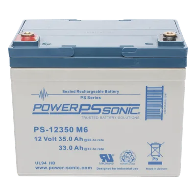 Batería de Respaldo AGM/VRLA / 12V 35Ah / Terminales M6 / Vida Útil 5 Años / Certificación UL