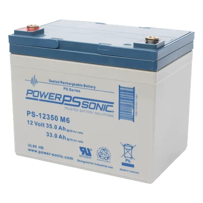 Batería de Respaldo AGM/VRLA / 12V 35Ah / Terminales M6 / Vida Útil 5 Años / Certificación UL